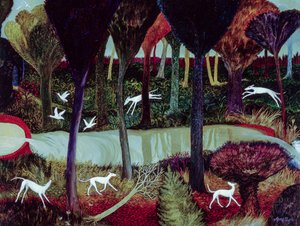 Gesso i treverket, 2005 (akryl) av Anna Pugh