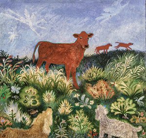 Spøkelseshunder, 2019 (akryl) av Anna Pugh