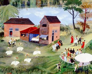 I humør, 2004 (akryl) av Anna Pugh