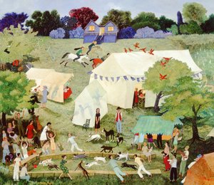 Kipper egger på Furrie, 2007 (akvarell) av Anna Pugh