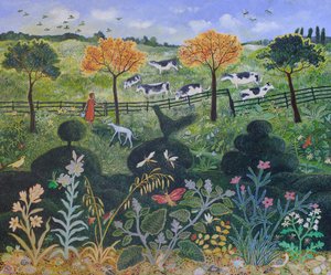 Nær og fjern, 2015 (akryl) av Anna Pugh