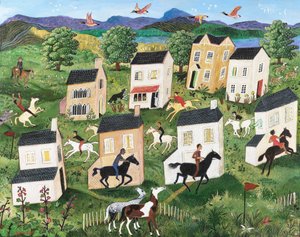 Syvende himmel, 2013 (akryl) av Anna Pugh
