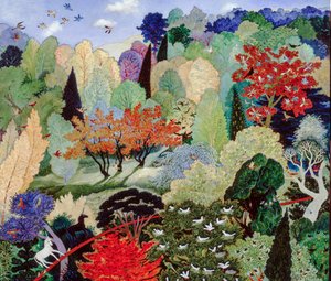 Reirtreet, 2007 (akryl) av Anna Pugh