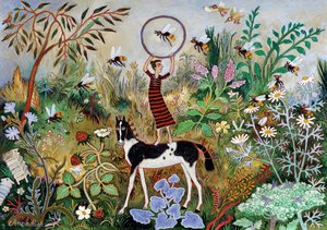 Trening av bier, 2012 (akryl) av Anna Pugh