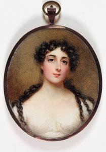 Selvportrett (emalje) av Anne  Wellesley