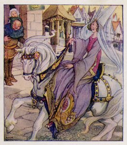 Barnerim: Ride A Cock-Horse To Banbury Cross (farge litho)