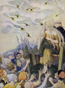 The Wild Swans (farge litho)