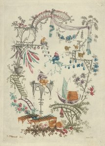 Chinoiserie fra New Suite of Chinese Arabesque Notebooks, 1790-99.