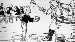 Oliver ber om mer, 1937 av Anne Anderson