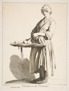 Apple-selger, 1746. av Anne Claude Philippe de Caylus