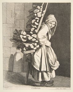 Selger ved medfølgende ved, 1746. av Anne Claude Philippe de Caylus
