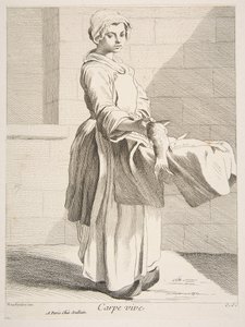 Fiskeleverandør, 1738. av Anne Claude Philippe de Caylus