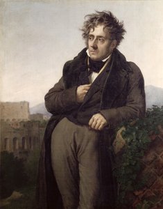 Portrett av Francois Rene (1768-1848) Vicomte de Chateaubriand, ca. 1811 (se også 75712)