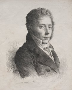 Samling av litografiske essays: Portrait of MR. Coupin de La Couperie, 1816. av Anne Louis Girodet de Roucy Trioson