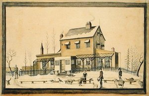 Angelica, vinteren 1814 (akvarell og grafitt på papir)