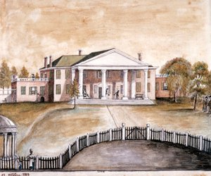President James Madisons hus i Montpelier, Virginia