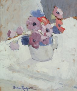 Anemoner, ca. 1940 (olje på panel)