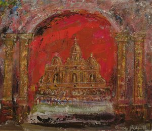 I en kirke i St. Paul (olje på lerret) av Anne Redpath