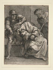 Kristus kronet med torner av Annibale Carracci
