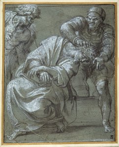 Kristus kronet med torner av Annibale Carracci
