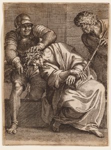 Kristus kronet med torner av Annibale Carracci