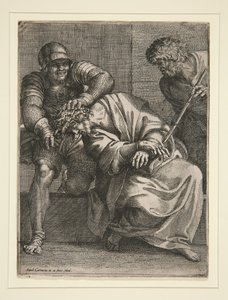 Kristus kronet med torner av Annibale Carracci