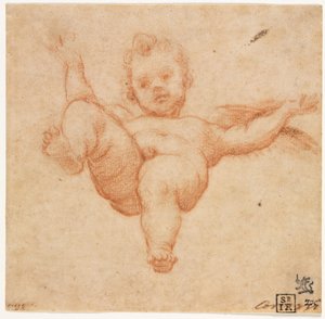 Flyvende Amor, ca. 1602. av Annibale Carracci
