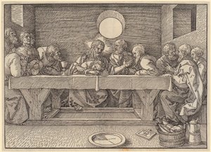 Heilige Familie av Annibale Carracci
