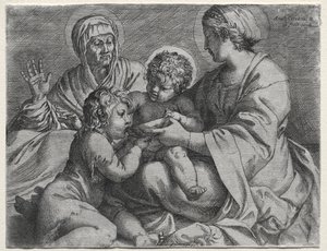 Madonna med bollen av Annibale Carracci