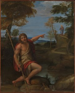 Sankt Johannes Døperen vitner av Annibale Carracci