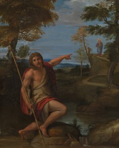 Døperen Johannes som vitner, ca. 1600. av Annibale Carracci