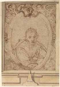 Selvportrett av Annibale Carracci