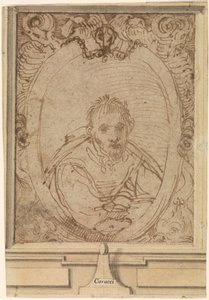 Selvportrett, 1580-tallet av Annibale Carracci