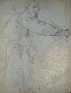 Studie av en drapert mannsfigur, 1580-1609 av Annibale Carracci