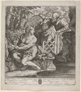 Susanna og de eldste av Annibale Carracci