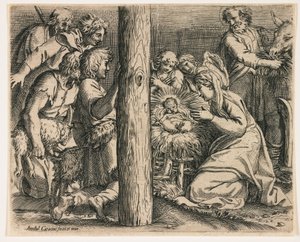 Hyrdenes tilbedelse av Annibale Carracci