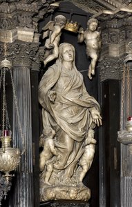 Jomfru Marias himmelfart av Annibale Fontana