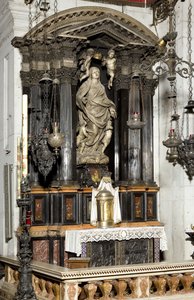 Jomfru Marias himmelfart, 1586 av Annibale Fontana