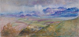 Regnskyer, Monte Gennaro av Annie Louisa Swynnerton