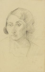 portrett av en dame av Anny Dollschein