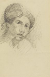 portrett av en dame av Anny Dollschein