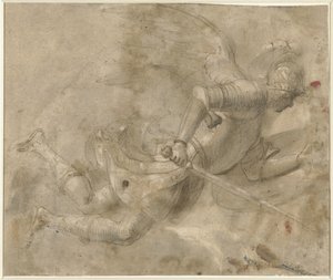 Nærmer seg pansrede Saint Michael av Anonymous