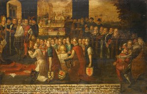 Allegori om tyranniet til hertugen av Alba i Nederland av Anonymous