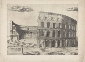 Amfiteateret i Castrense Mirror of Roman Magnificence (serietittel) av Anonymous