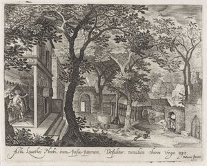 Apollo en Leucothea Scener fra Ovids Metamorphoses (serietittel) av Anonymous