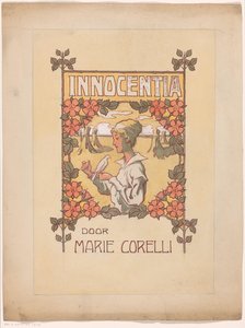 Banddesign for: Marie Corelli, Innocentia: Dream Life and Reality (Innocence), 1915 av Anonymous