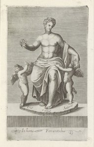 Beeldengroep møtte Venus mellom Eros en Anteros Antikke skulpturer i Roma (serietittel) Ikoner av de gamle statuene av byen Roma som er sett på offentlige steder (serietittel) av Anonymous