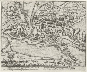 Beleiring av Hulst av erkehertug Albrecht, 1596 av Anonymous