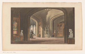 Bibliotheek Et bibliotek (tittel på objekt) av Anonymous