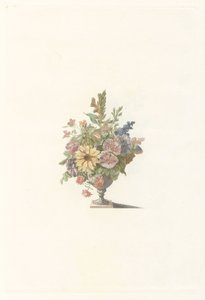 Blomstervase inkludert en solsikke av Anonymous